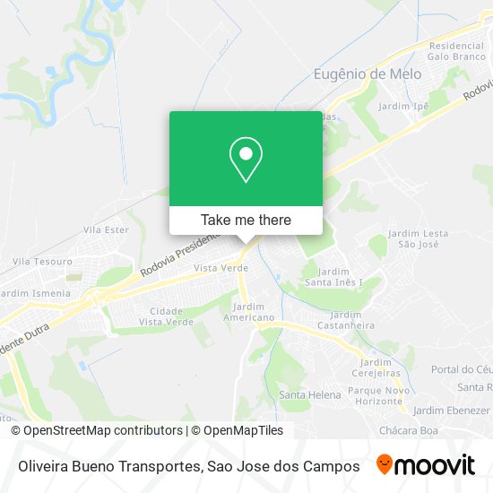 Oliveira Bueno Transportes map