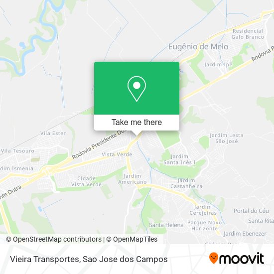 Mapa Vieira Transportes