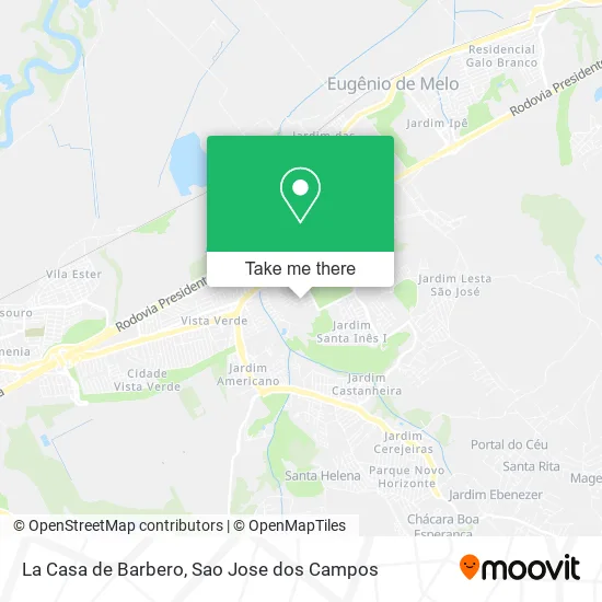 La Casa de Barbero map