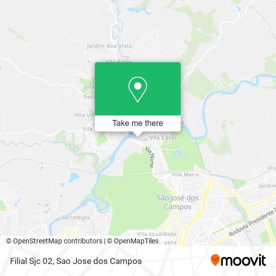Filial Sjc 02 map