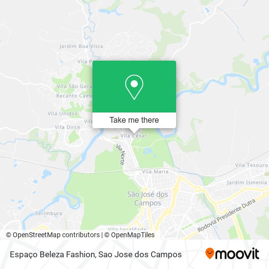 Mapa Espaço Beleza Fashion