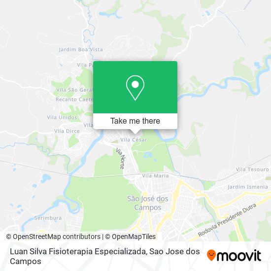 Mapa Luan Silva Fisioterapia Especializada