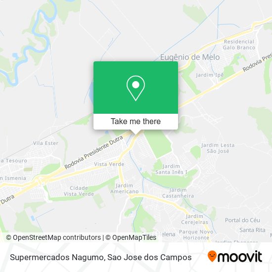 Mapa Supermercados Nagumo