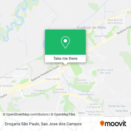 Mapa Drogaria São Paulo