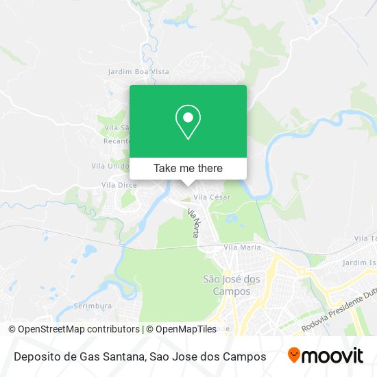 Deposito de Gas Santana map