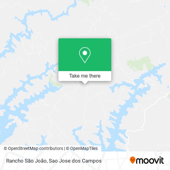 Rancho São João map
