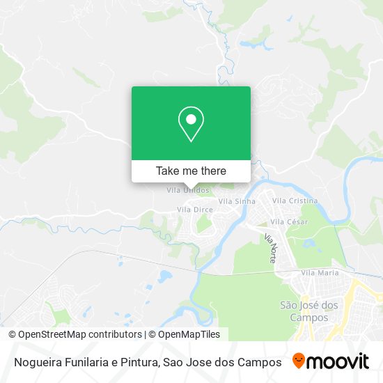 Nogueira Funilaria e Pintura map