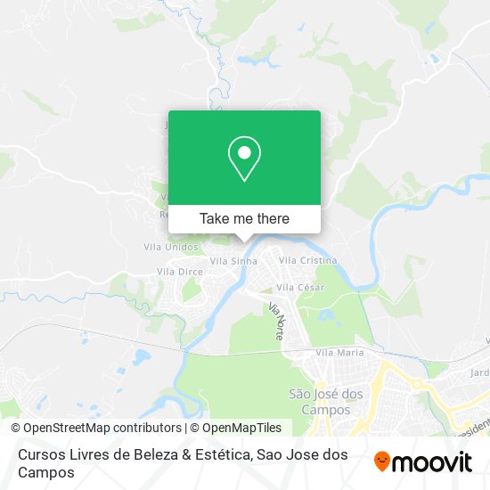 Cursos Livres de Beleza & Estética map