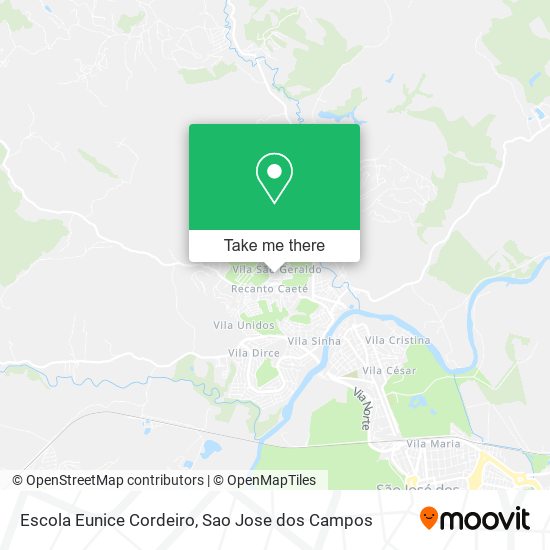 Mapa Escola Eunice Cordeiro