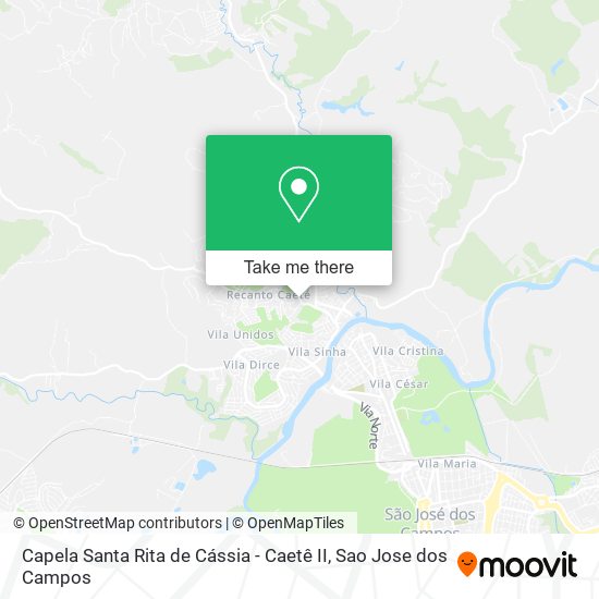 Capela Santa Rita de Cássia - Caetê II map