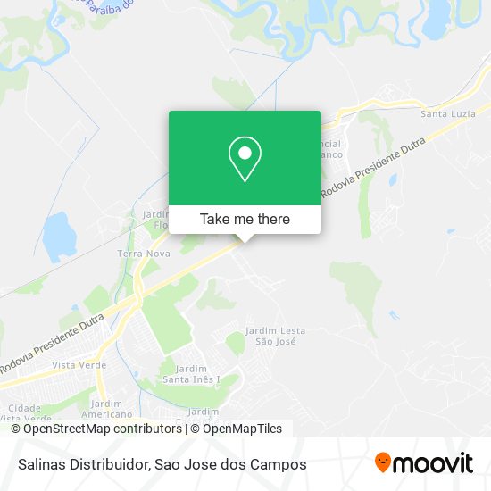Salinas Distribuidor map