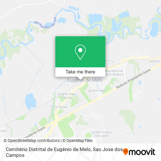 Cemitério Distrital de Eugênio de Melo map