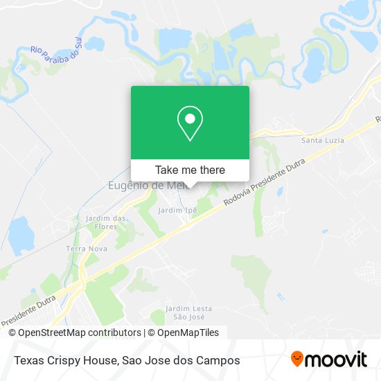Texas Crispy House map