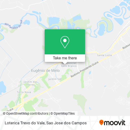 Loterica Trevo do Vale map