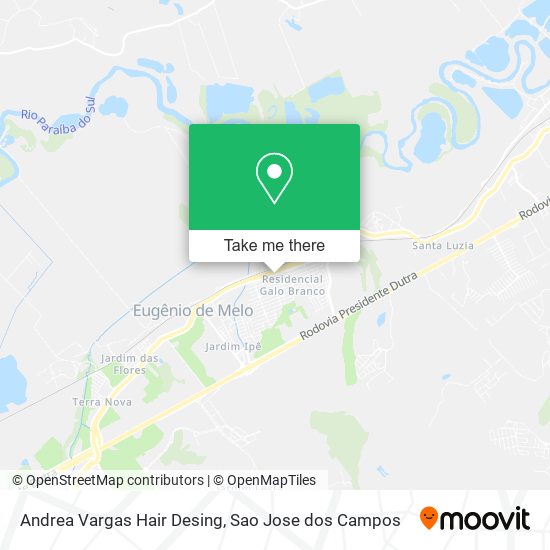 Andrea Vargas Hair Desing map