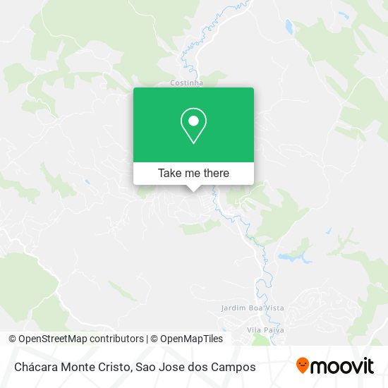 Mapa Chácara Monte Cristo