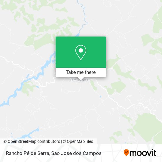 Rancho Pé de Serra map