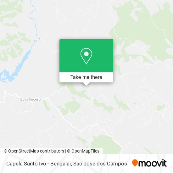 Capela Santo Ivo - Bengalar map