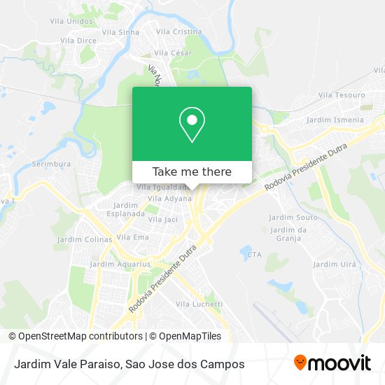 Mapa Jardim Vale Paraiso