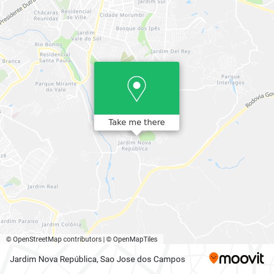 Jardim Nova República map