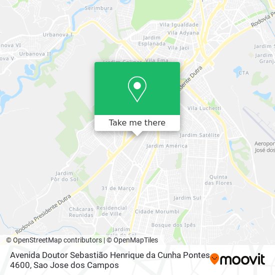 Avenida Doutor Sebastião Henrique da Cunha Pontes 4600 map