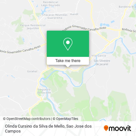 Olinda Cursino da Silva de Mello map