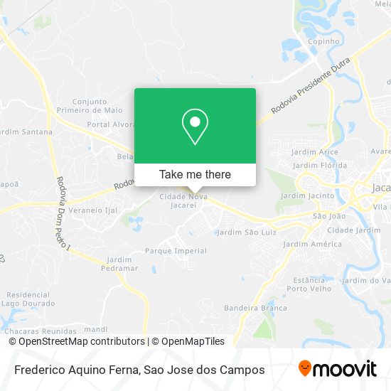 Frederico Aquino Ferna map