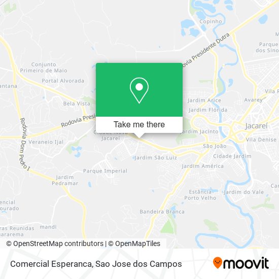 Comercial Esperanca map