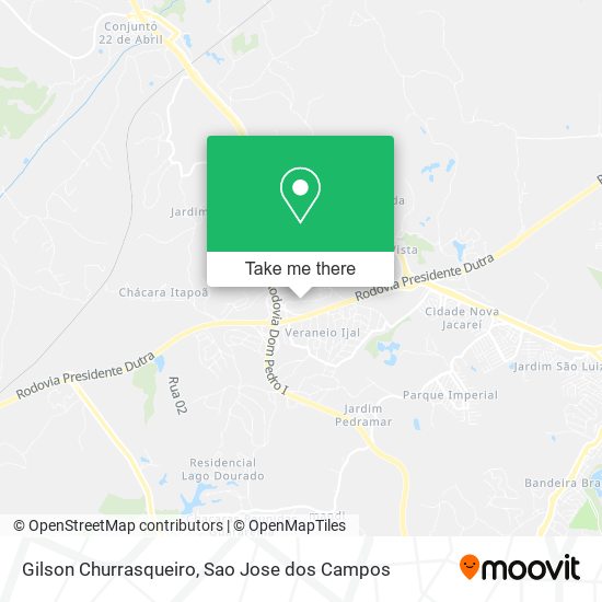 Gilson Churrasqueiro map