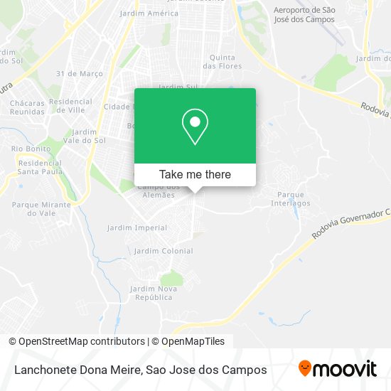 Lanchonete Dona Meire map