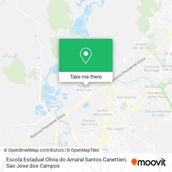 Escola Estadual Olívia do Amaral Santos Canettieri map