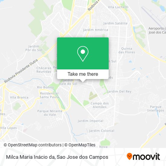 Milca Maria Inácio da map