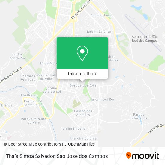 Thaís Simoa Salvador map