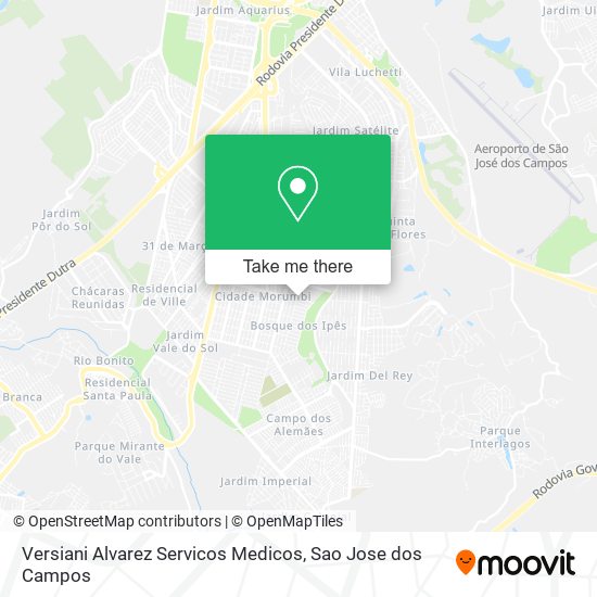 Versiani Alvarez Servicos Medicos map