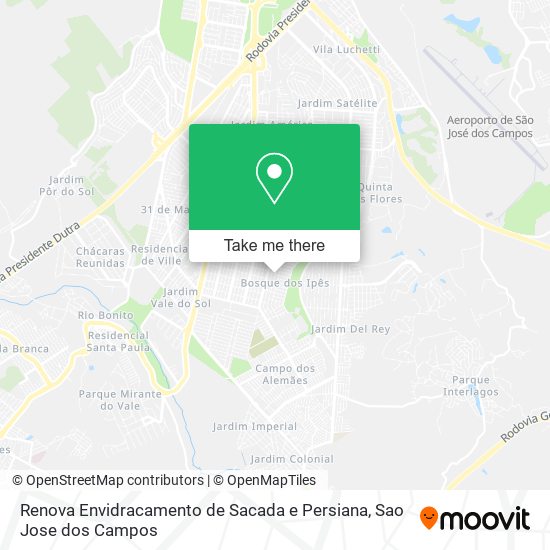 Renova Envidracamento de Sacada e Persiana map