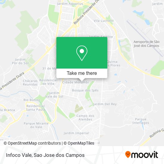 Infoco Vale map