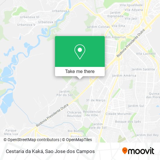 Cestaria da Kaká map