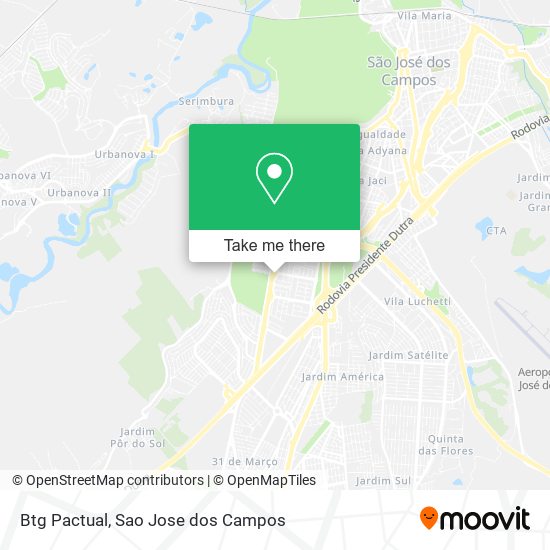 Btg Pactual map