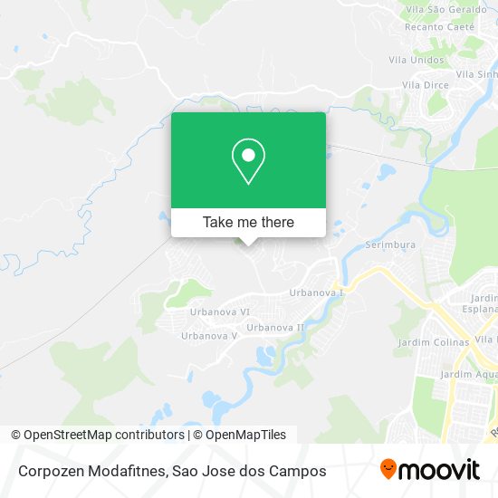 Corpozen Modafitnes map