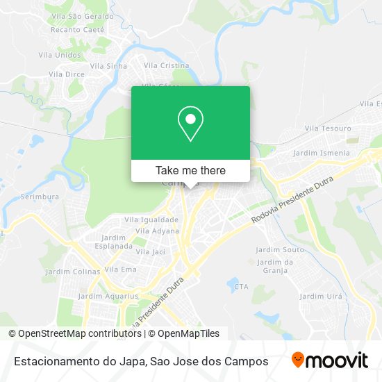 Estacionamento do Japa map