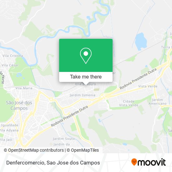 Denfercomercio map