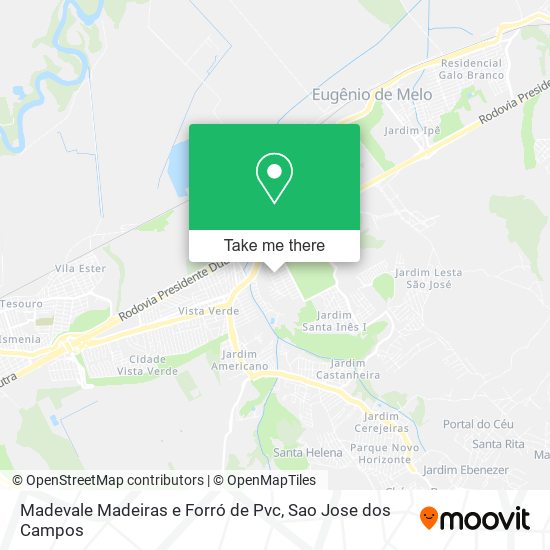 Madevale Madeiras e Forró de Pvc map