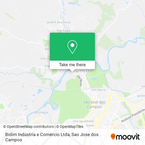 Bidim Indústria e Comércio Ltda map