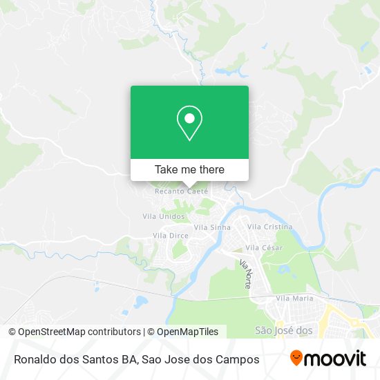 Ronaldo dos Santos BA map