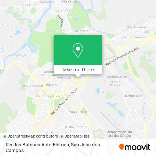 Rei das Baterias Auto Elétrica map