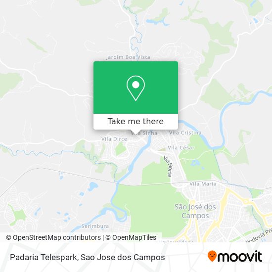Padaria Telespark map