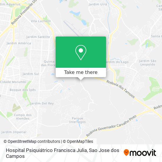 Hospital Psiquiátrico Francisca Julia map