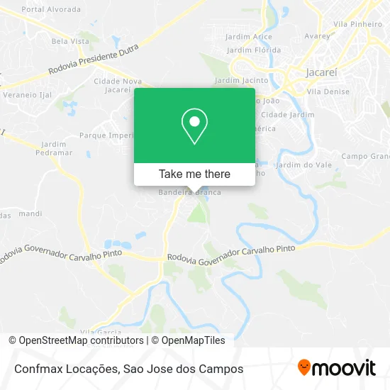 Confmax Locações map