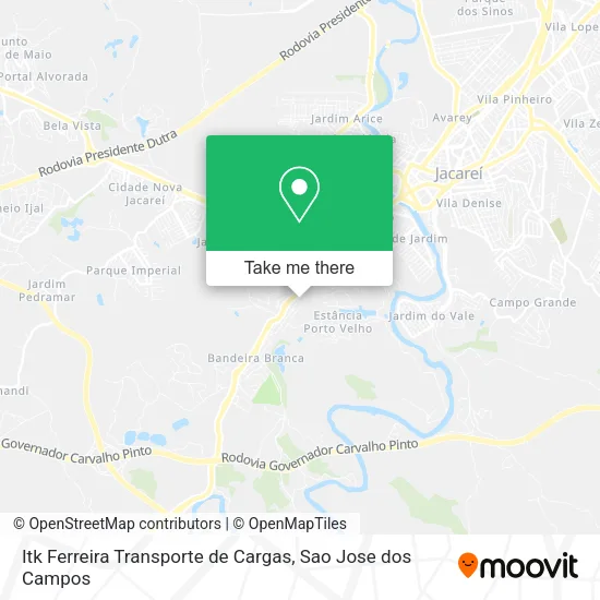 Itk Ferreira Transporte de Cargas map