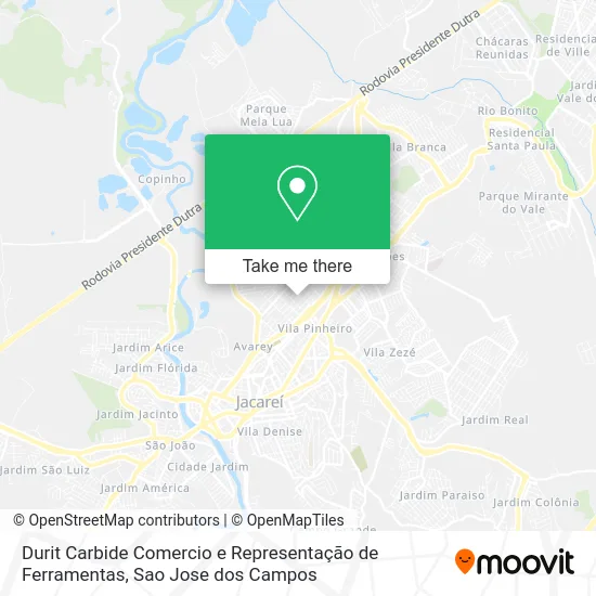 Durit Carbide Comercio e Representação de Ferramentas map